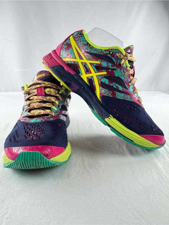 Asics Shoes - ASICS GEL-Noosa Tri 10 Women's Running Shoes Size 6 Multicolor T580N Graphic